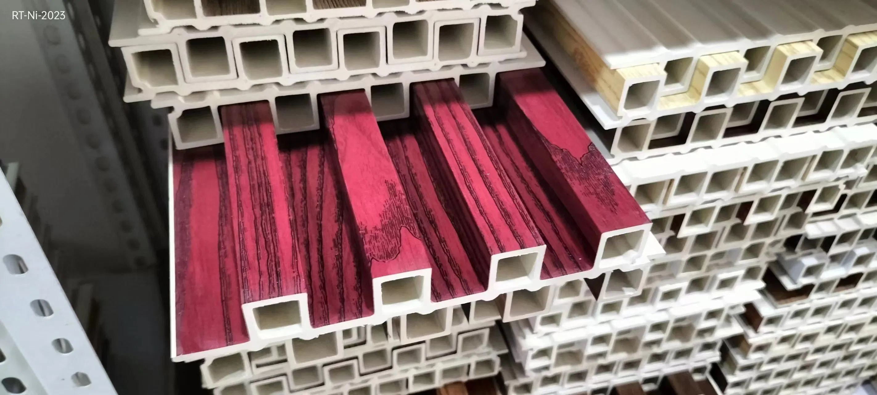 Weight 830G/M 4in1 Building Material Fluted PVC Film Board Marble Sheet WPC Wall Panel