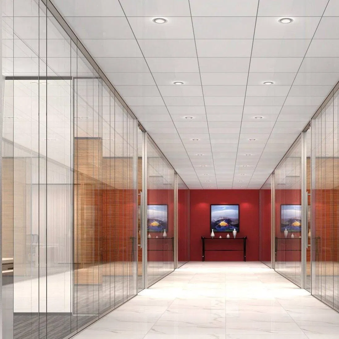 Supplier of Visible Invsible Framed Office Partition Room Divider