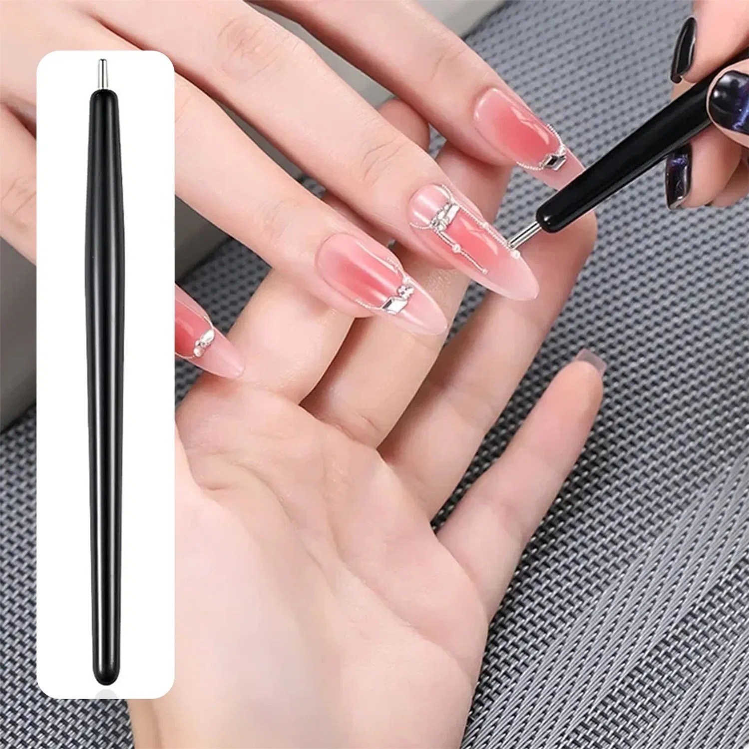 New Nail Shop Special Magnet Tool Nail Steel Ball Special Magnetic Pen High Precision Magnet Stone Pen