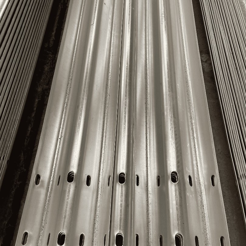 Aashto Standard W Beam Metal Crash Barrier Hot Dipped Galvanized Roadside Guardrail