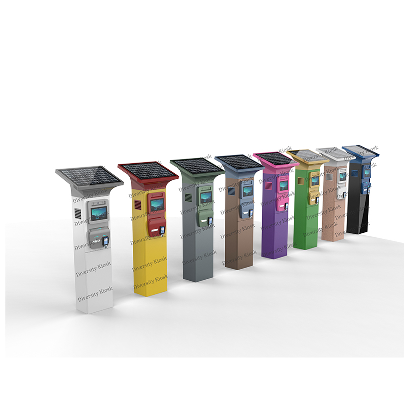 PLC Control Gate Automatic Open Qr Code Mobile Money Payment Car Wash and Parking Kiosk System NFC