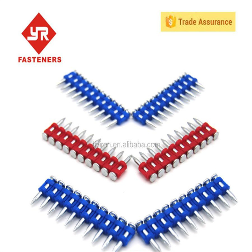 Strip Collated Concrete Nails for Battery Nailers – Roofing/Ceiling Plastic Drive Pins Compatible with 18V/20V Cordless Tools
