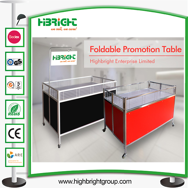 Supermarekt Metal Display Promotion Table