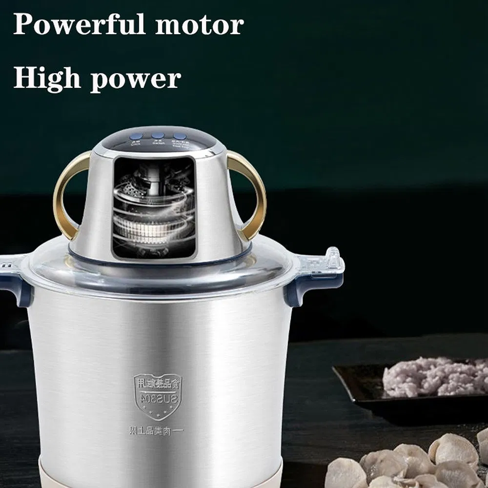Electric 6L Metal Meat and Vegetable Grinder for Household and RV Kitchen