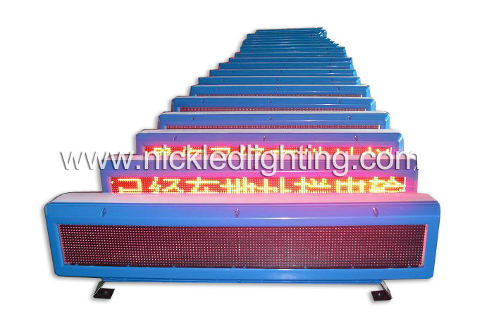 P6 Semi-Outdoor LED Moving Message Sign for Bus/Taxi/Car