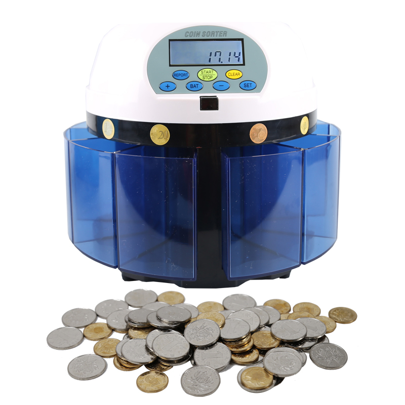 CS-6500 Small Coin counting machine Coin-counter-sorter Coin counter sorter