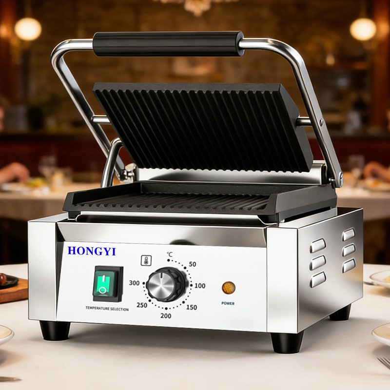 Steak Plate Furnace BBQ Grill for Outdoor Restaurant