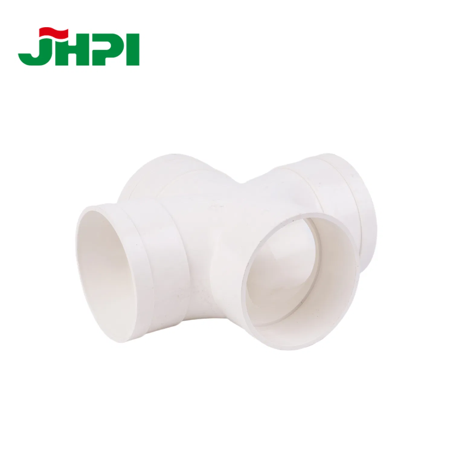 Custom White PVC Plastic Drain Pipe Four-Way Cross Pipe Fittings