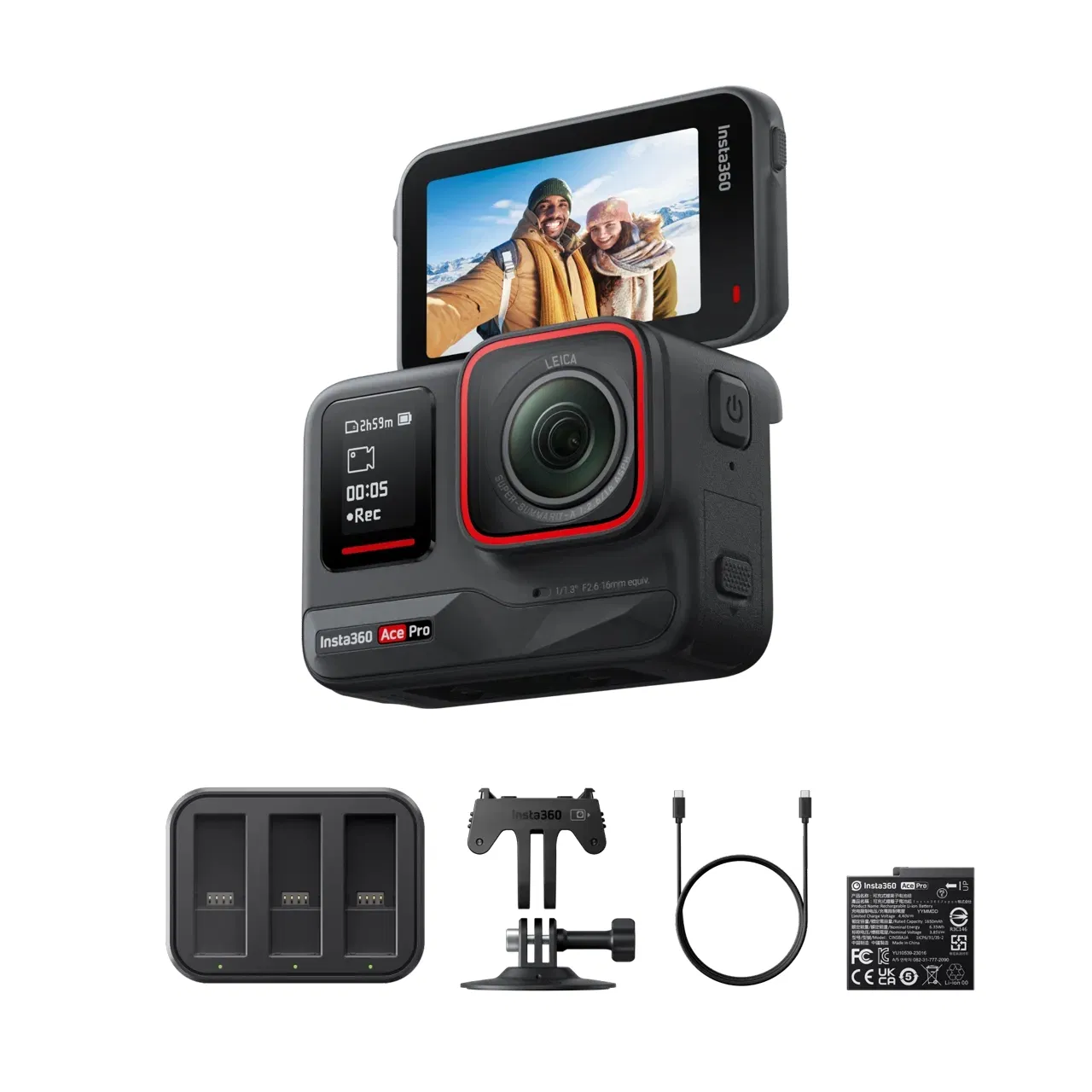 Insta 360 Ace PRO: Комплект для экстремального спорта