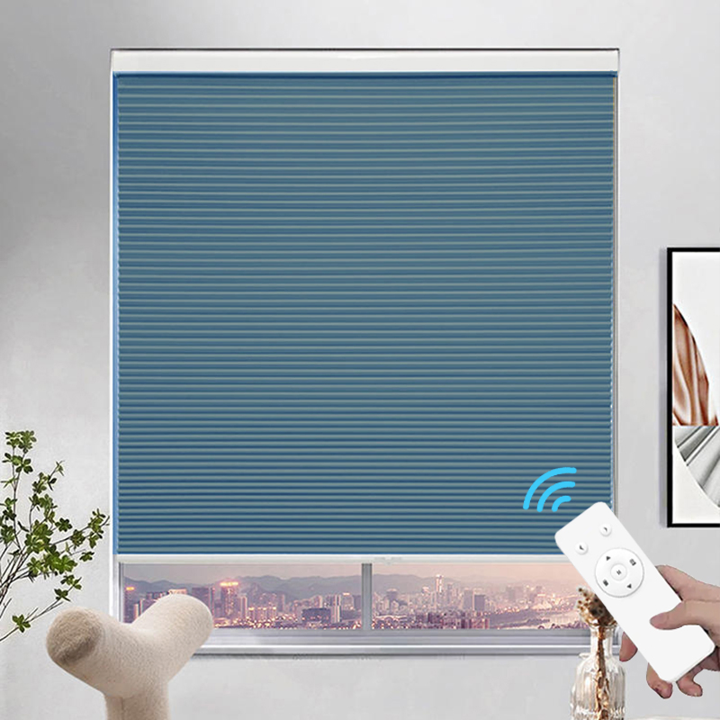 Manufacturer Cordless Cellular Fabric Honeycomb Blinds No Drill Motorized Honeycomb Blinds
