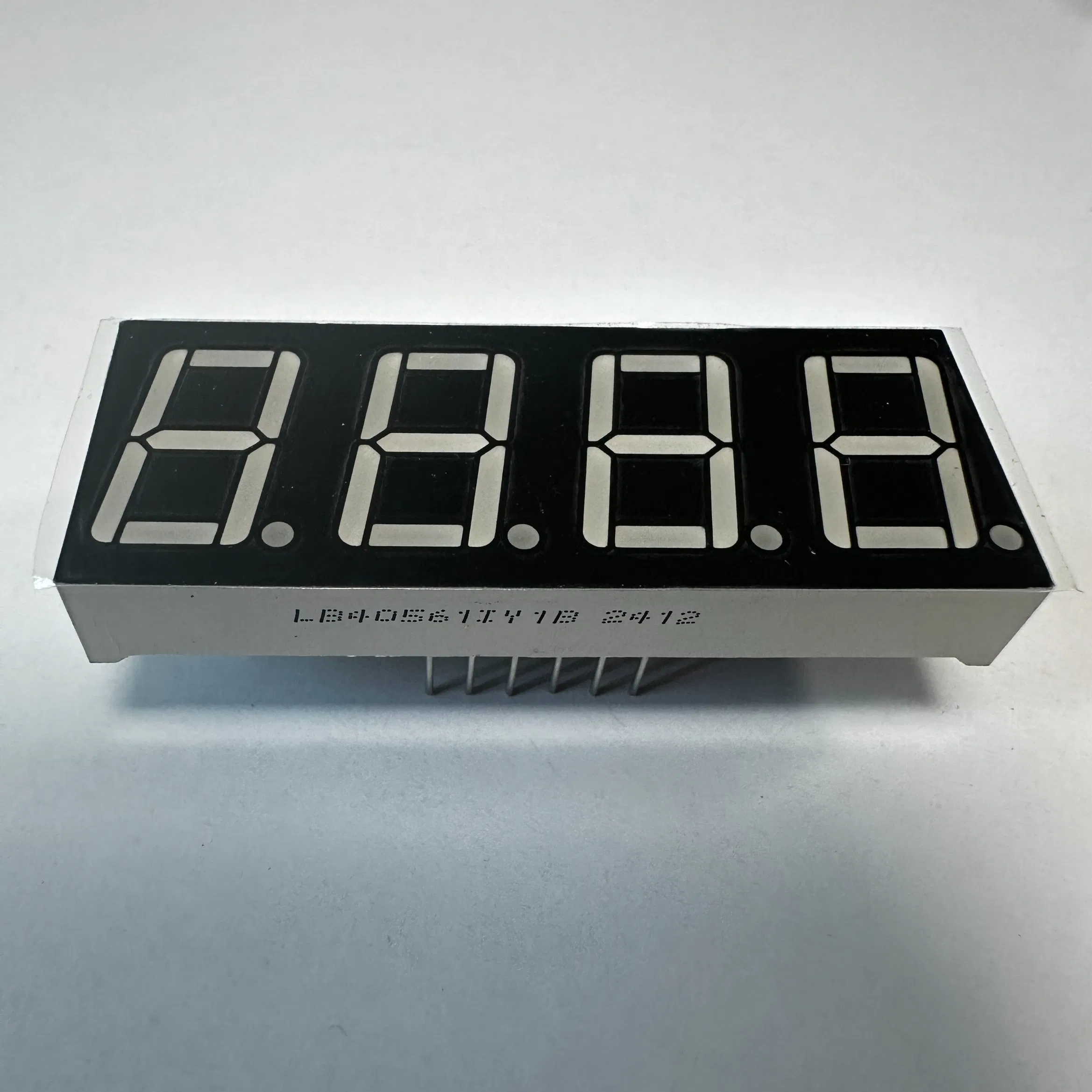 Ultra Bright 4 Digit Amber 14.2mm 7 Segment LED Display