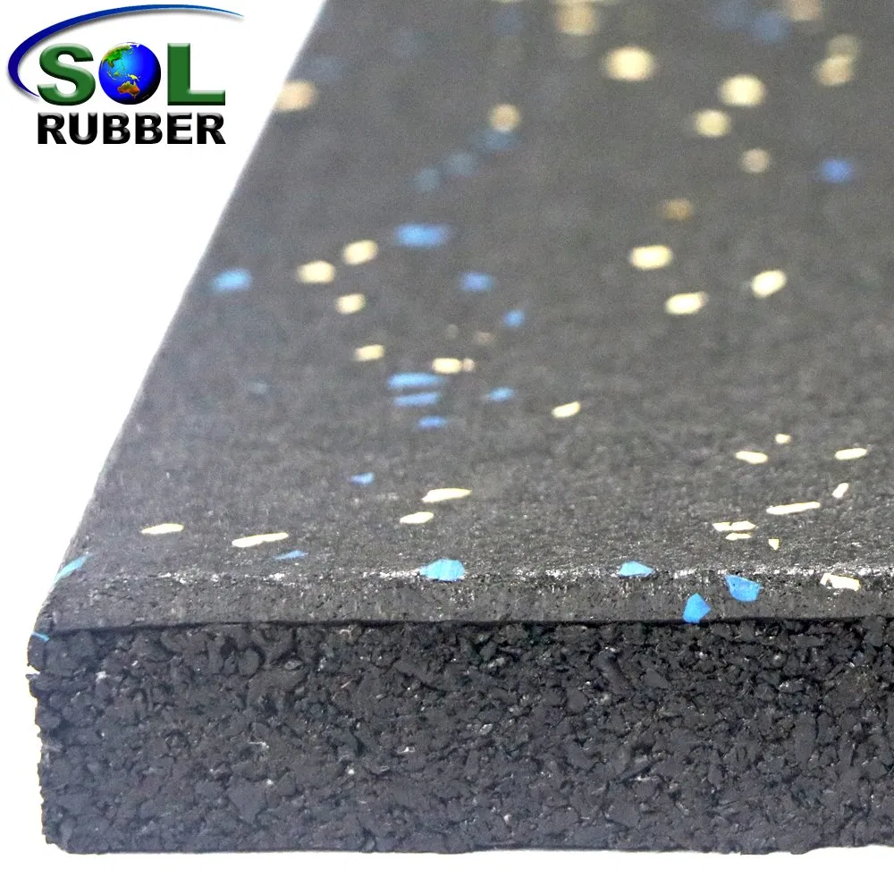 Piso PARA EPDM Gym Heavy Duty Area Mat Rubber Flooring