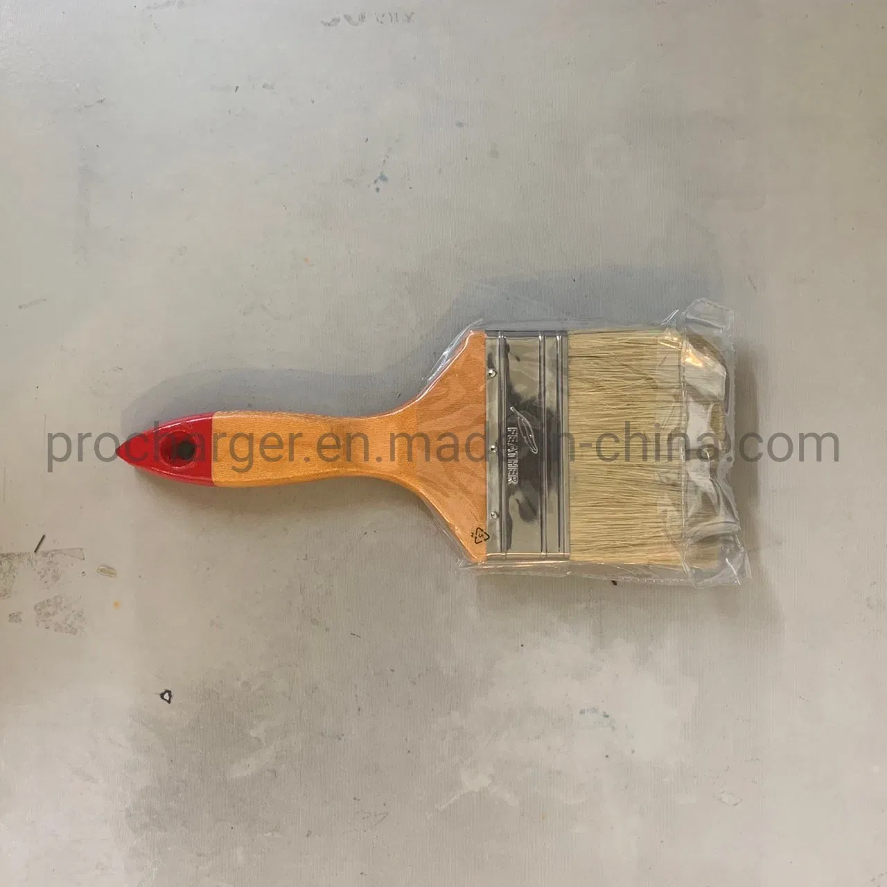 Плоская кисть 4 дюйма с цветной ручкой