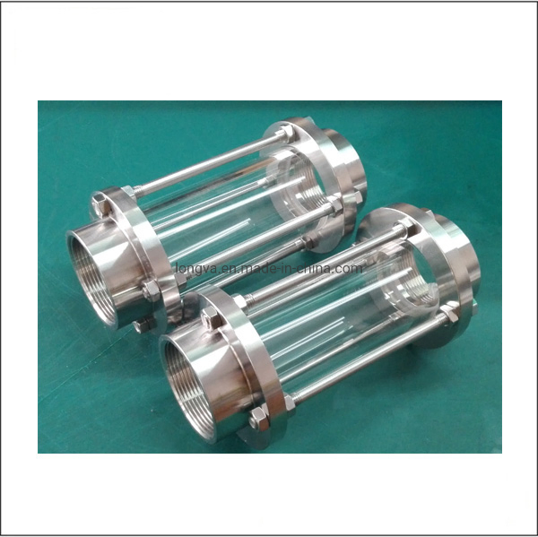 Sanitary Stainless Steel Pipeline Sight Glass with Threaded Connection