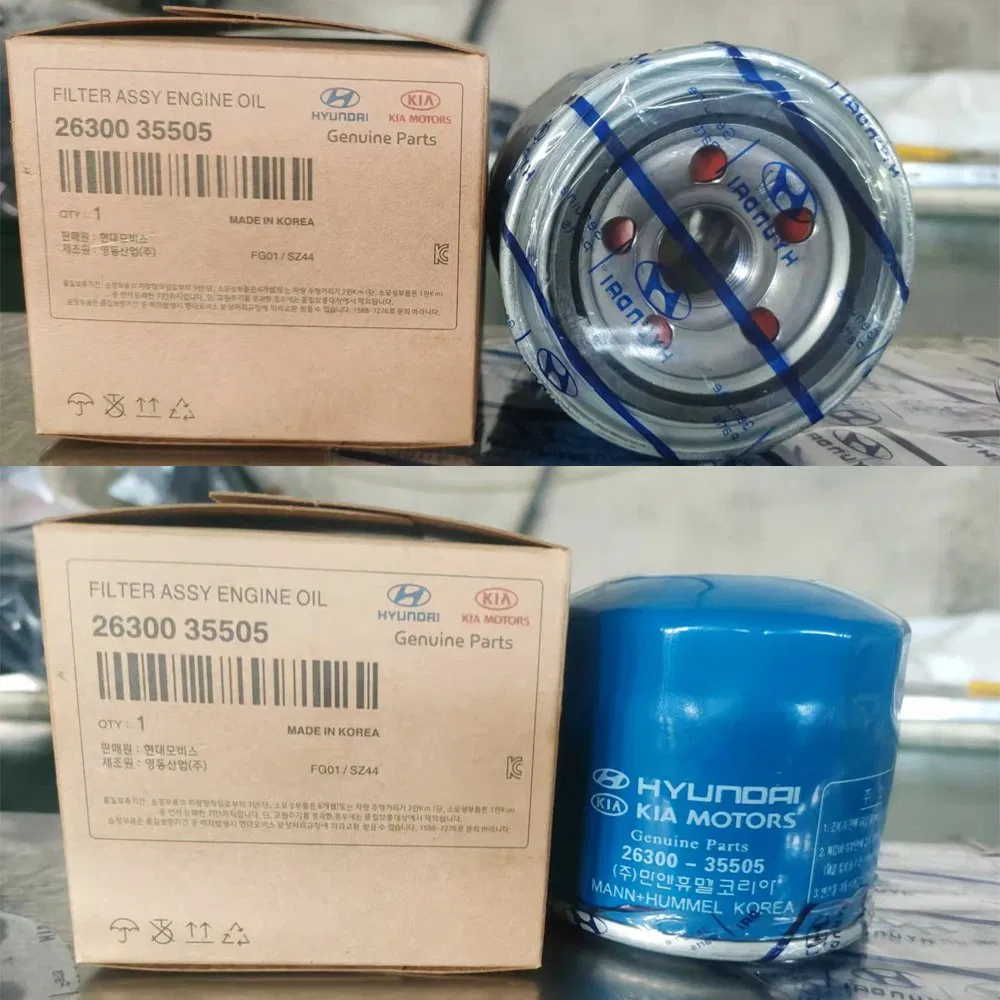 Automotive Oil, Air, Fuel, Cabin Filter Set for KIA Hyundai