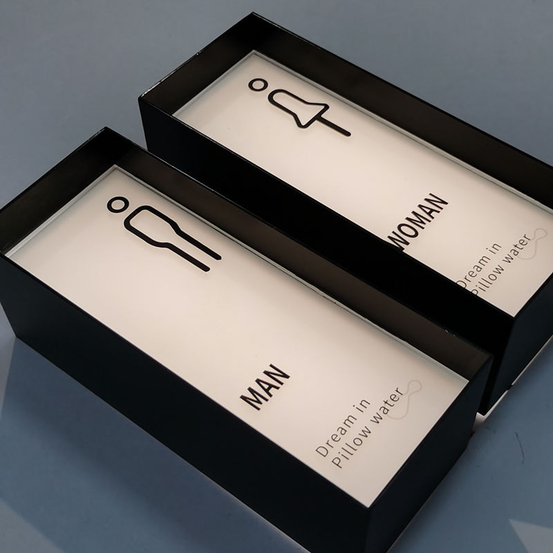 Ezd Illuminated Hotel Toilet Sign Bathroom Doorplate Number Customised House Name Plates