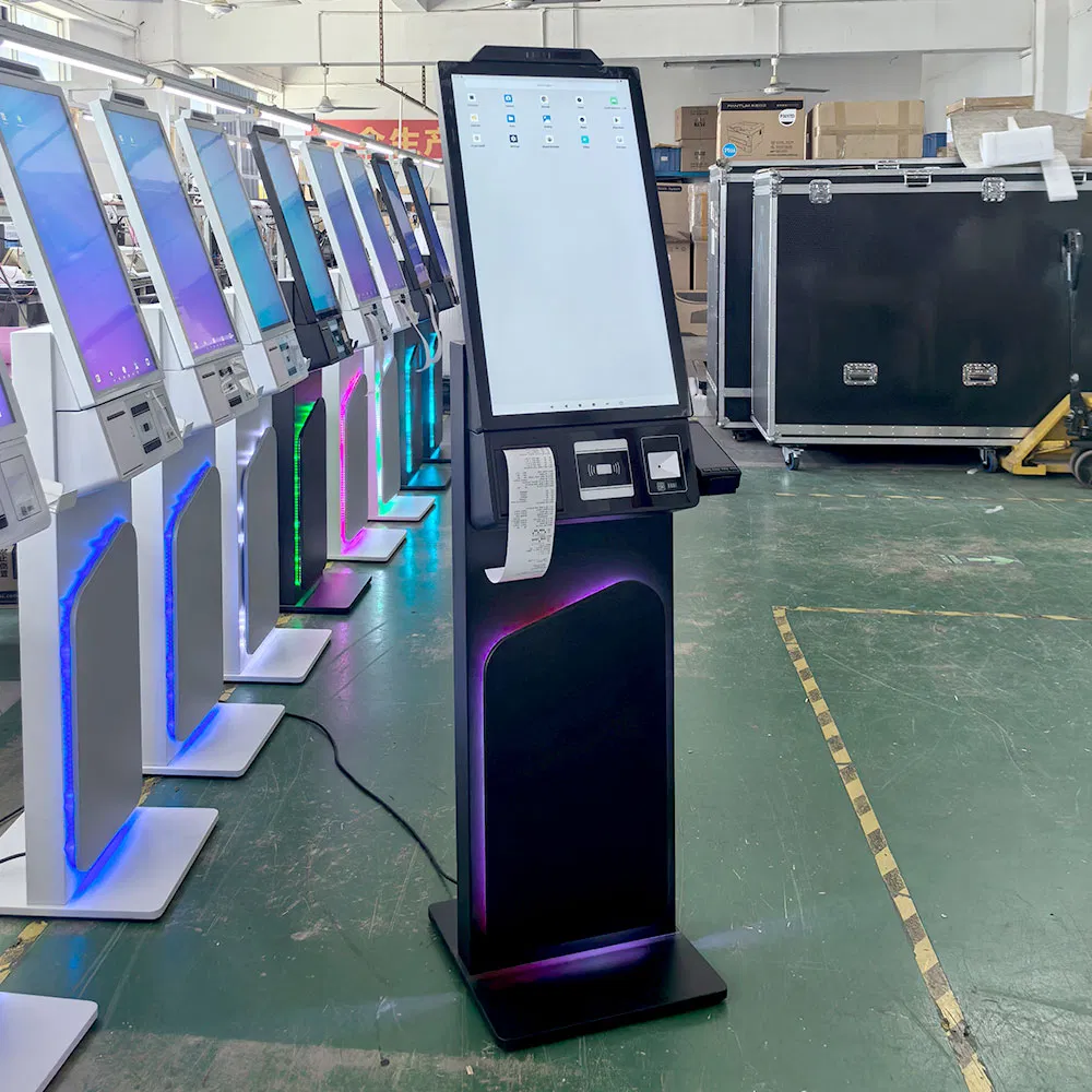 27 Inch Smart Digital Payment Kiosk with Printer Camera and NFC