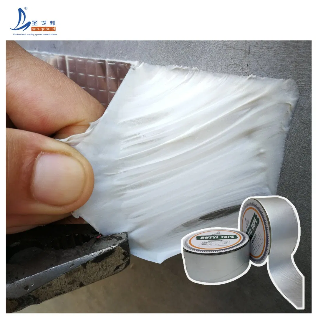 House Leakage Repairing Tape Aluminum Foil Butyl Self Adhesive Waterproof Tape Joint Tape Flex Rubber Tape Crack Sealing Tape