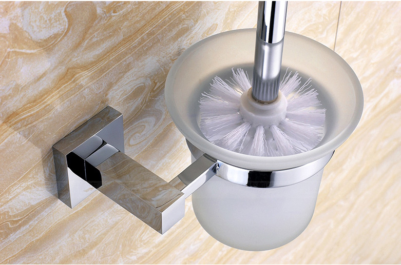 Настенный держатель для туалетного ёршика, хром