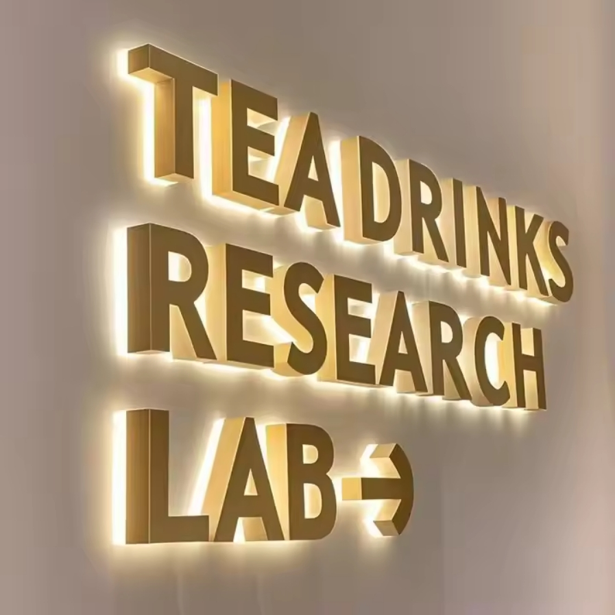3D Signage Office Signs Illuminated Letters Backlit Logo Business Signboard