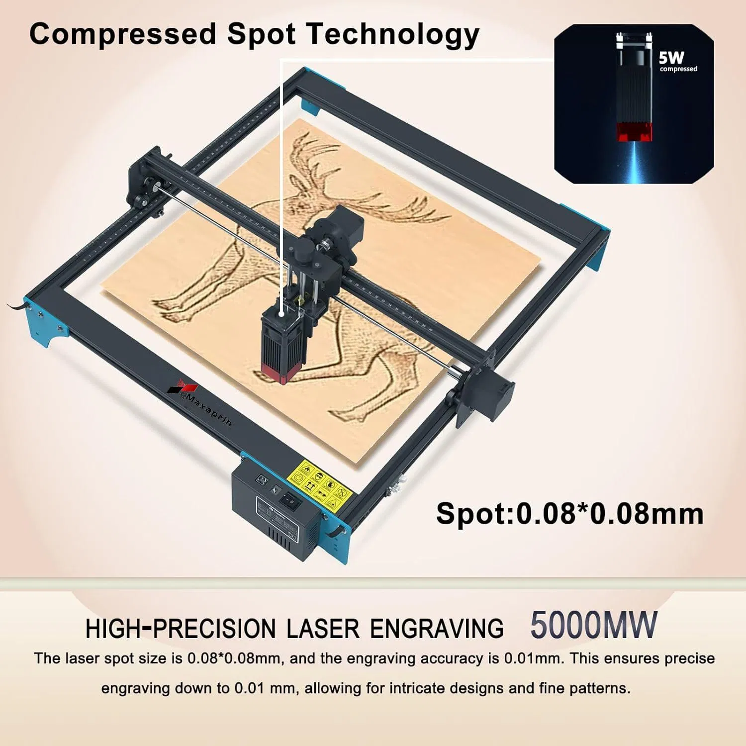 Precision CNC Desktop Cutting Machine LC400 for Versatile Crafting