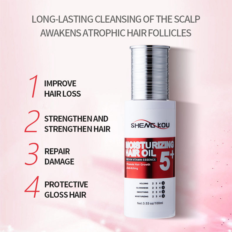 Custom Logo Private Label Growth Shiny Scalp Repair Argan Oil Anti-Itching Hair Oil for Black Women