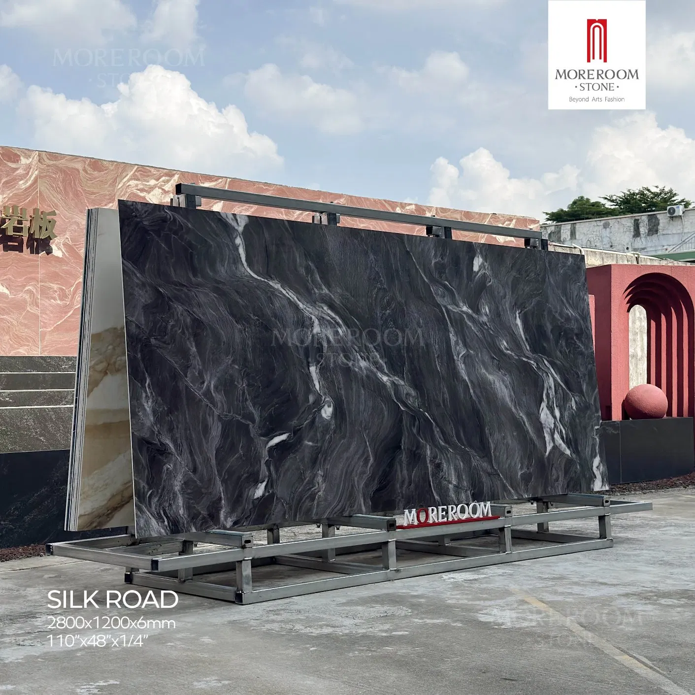 Artificial Marble Countertop Slab Glossy Surface Laminate Porcelain for Kitchen