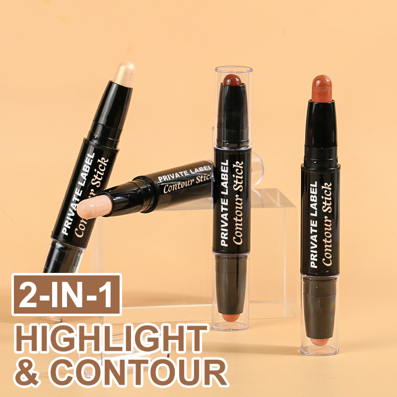 High Quality Organic Makeup Dual-Ended Contour Stick Easy to Use