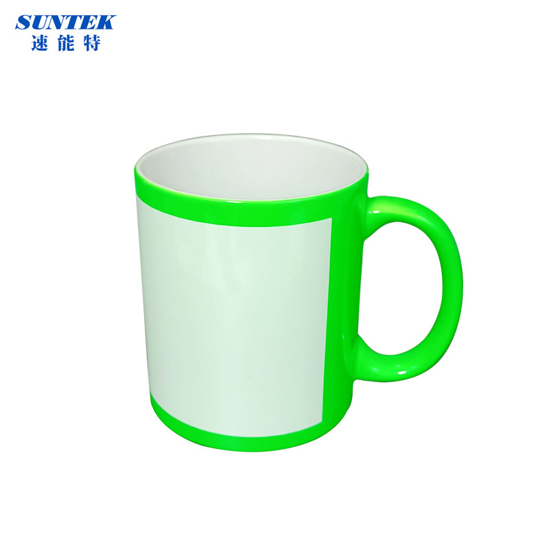 11oz Full Color Sublimation Ceramic Coffee Mugs with Coating