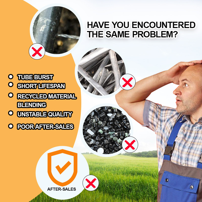 Factory Price Farm Water Hose 22mm 1000m System Garden Hose Kit Supplier PE Tape Fittings Layflat Plastic Drip Irrigation Tapes