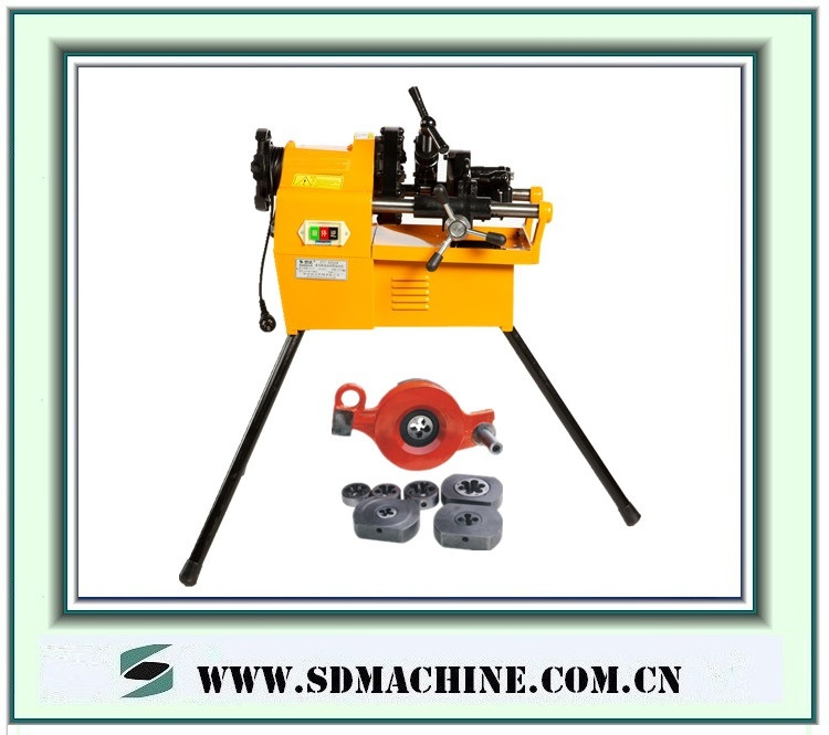 Multi-Function Electric Pipe Threader With Round Die For Threading Bolts
