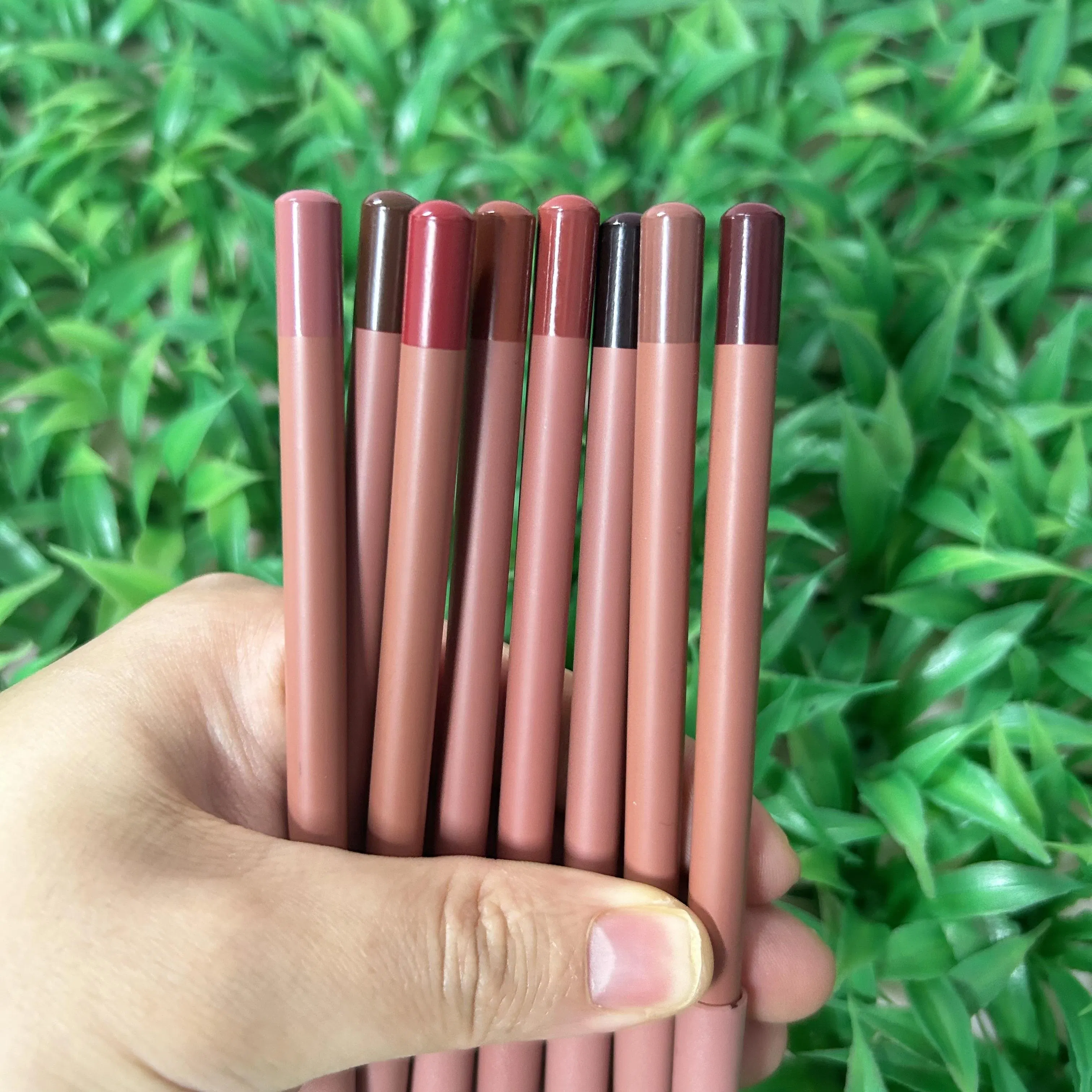 Wholesale Superior Quality Vegan Lip Liner Custom Vegan Private Label Nude Matte Lip Liner Pencil