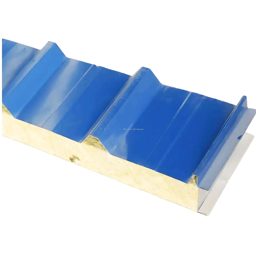 Thermal Insulated Glass Wool Sandwich Panel for Commercial Workshop Walls