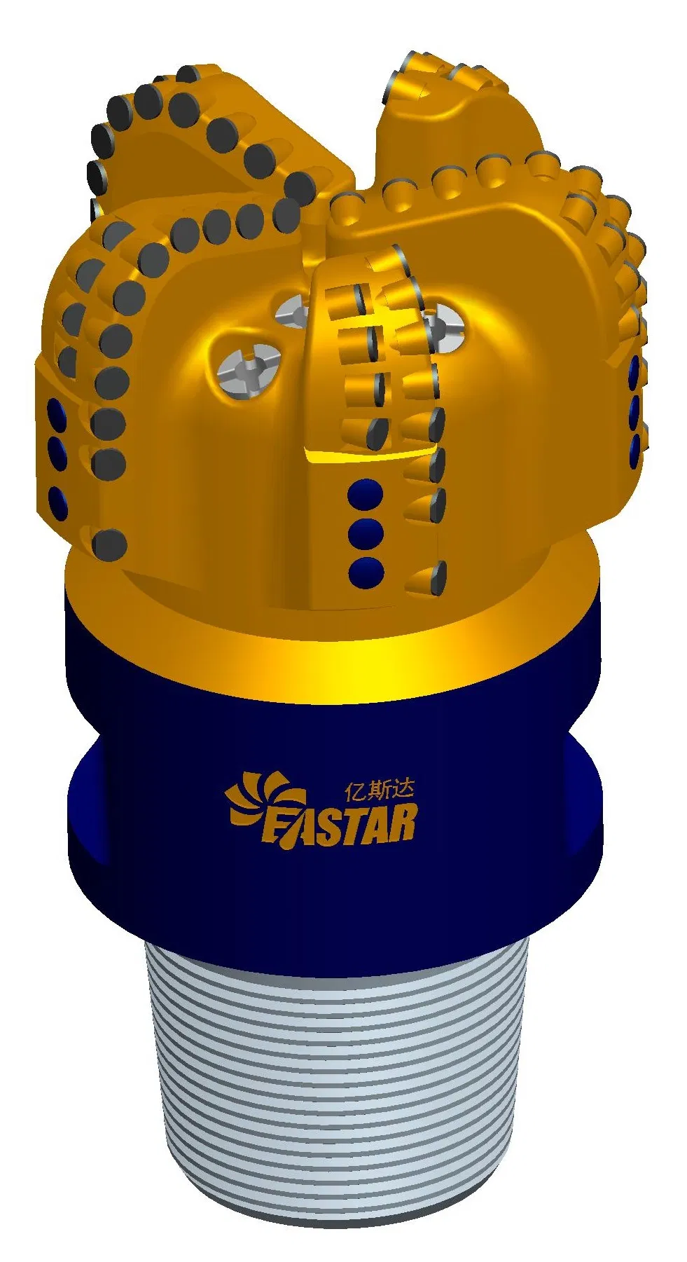 API Factory High Quality Polycrystalline Diamond Compact 9-1/2 Steel Body PDC Drill Bit Hybrid Drill Bit Reduce Drilling Costs Oil and Gas Drilling