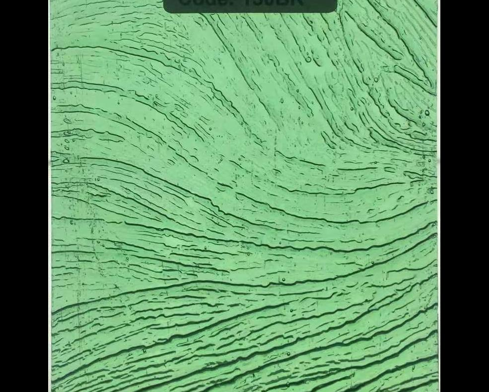 2mm 3mm Green Tinted Colored Stained Glass 782X960mm