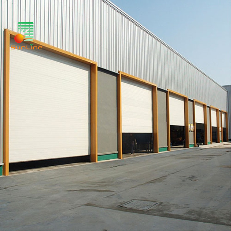 Aluminum Rolling Door with Control Box for Factory Warehouse