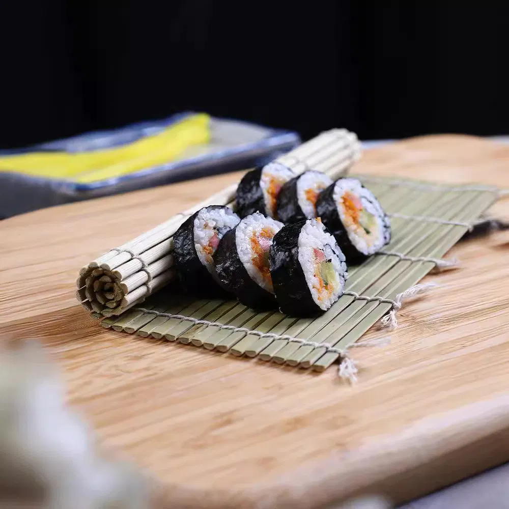 Factory Direct Wholesale Bamboo Craft Bamboo Sushi Rolling Mat for Home