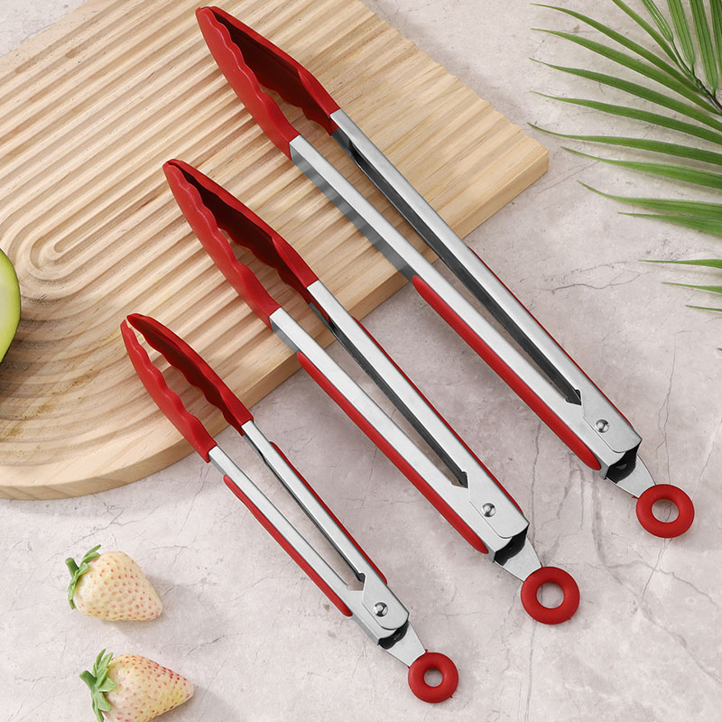 Stainless Steel Silicone Food Clip, Barbecue Clip, Kitchen Tool Clip