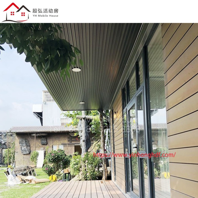 Mobile House Prefabricated Building Modular Container House Portable Cabin Villa with Glass Door Window