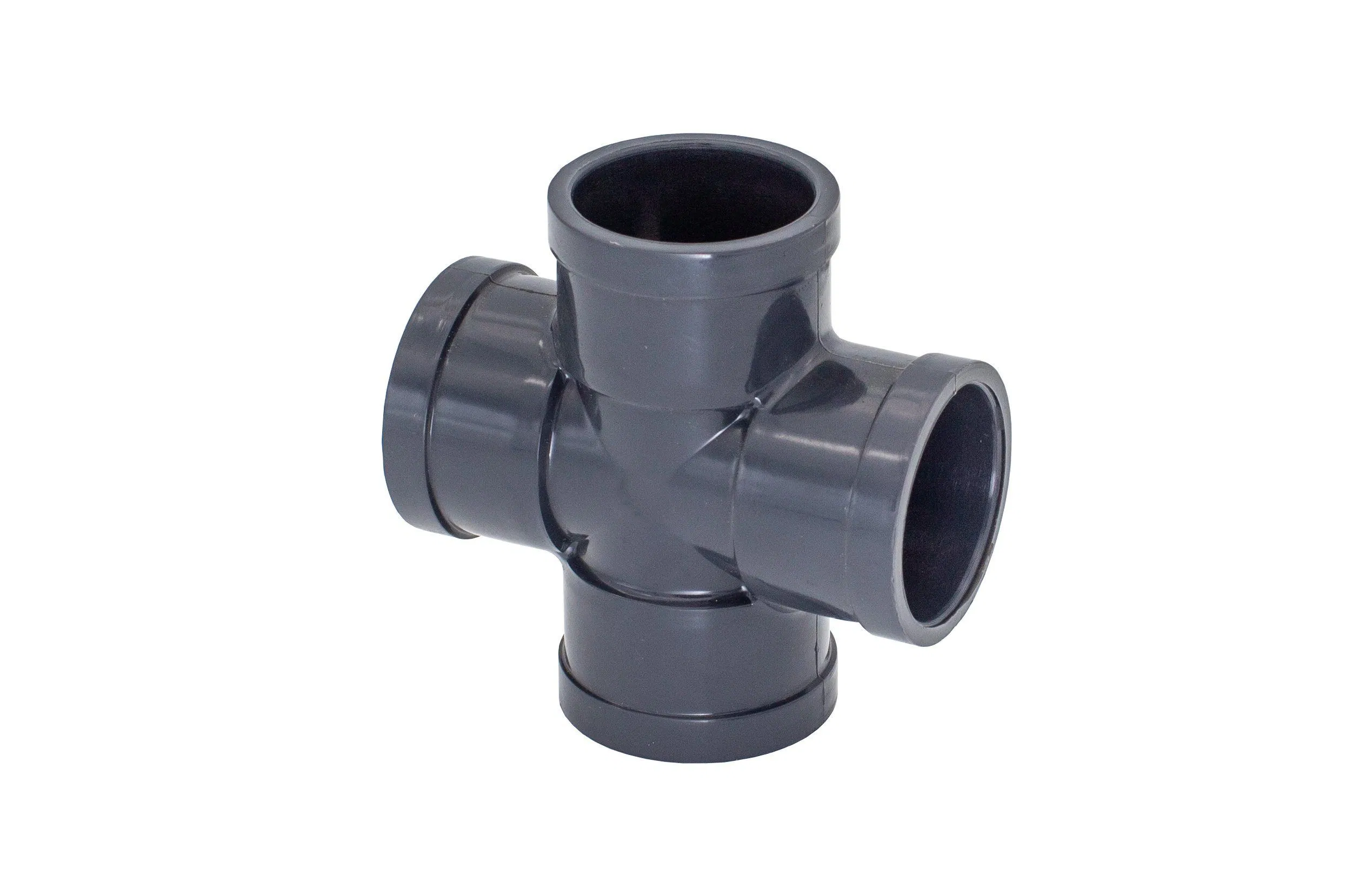 Factory Outlet High Quality PVC Pipe Fittings-Pn10 Standard Plastic Pipe Fitting Equal Cross for Water Supply
