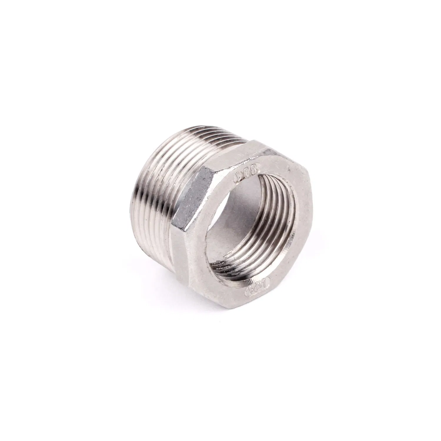Factory Price Tainless Steel 201/ 304 /316 Pipe Fittings Hex Threaded Bushing