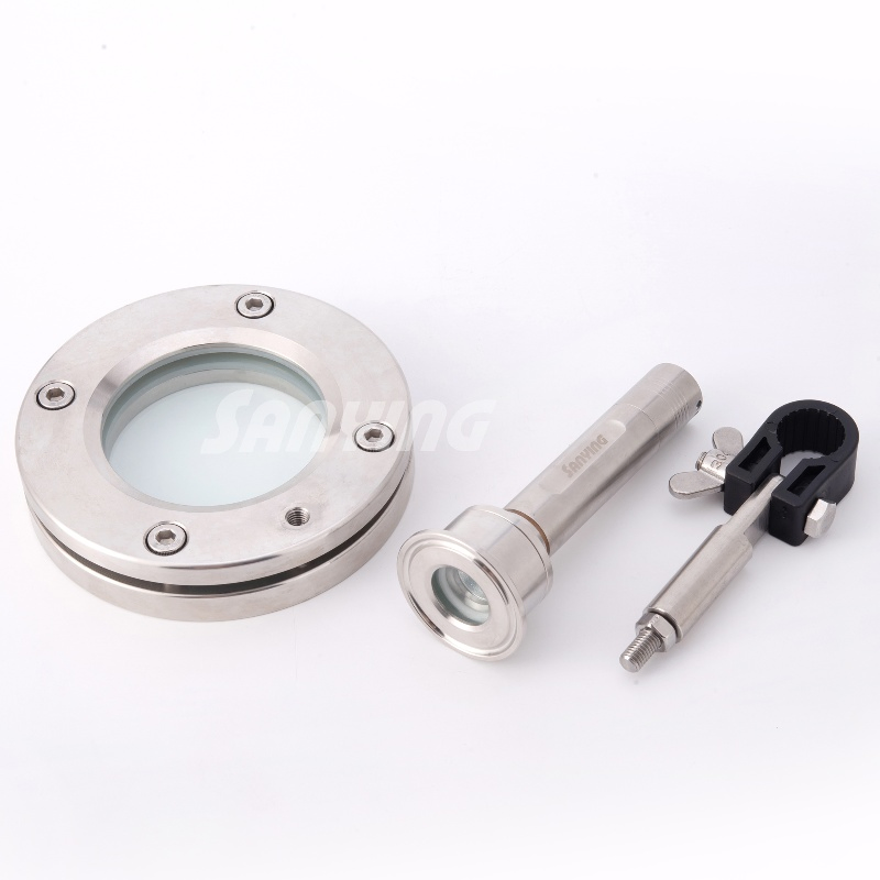 Good Price Casting 1/2''-4'' Sight Glass Flange to with Wiper