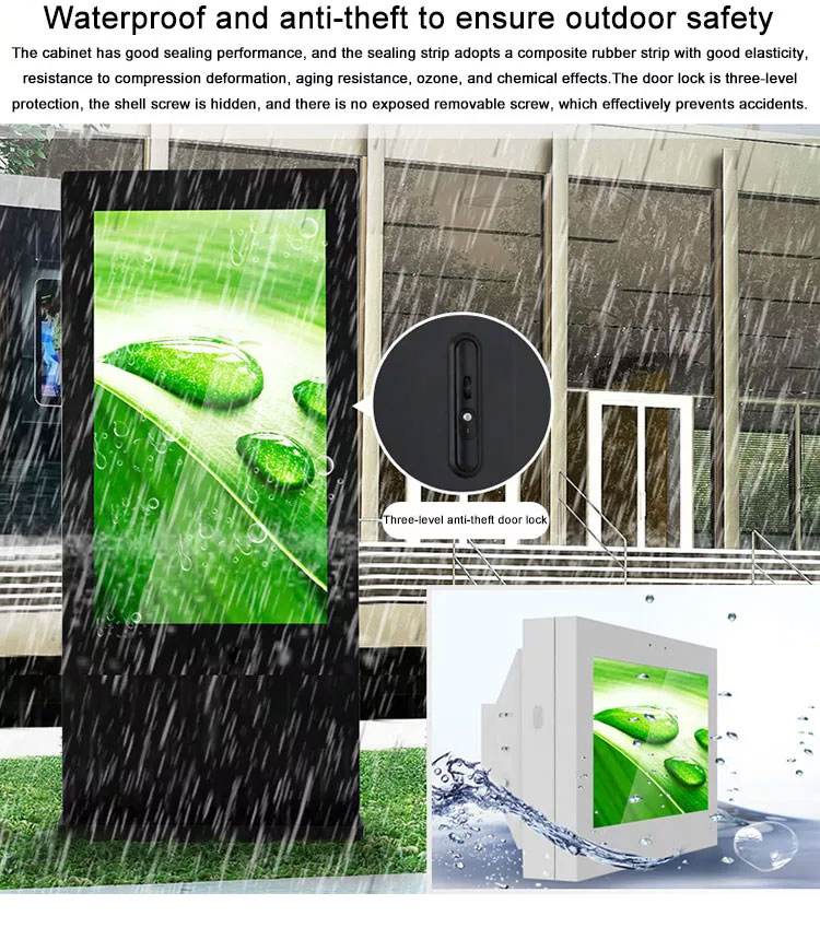 Наружная рекламная панель 55" Full HD, влагозащищенная