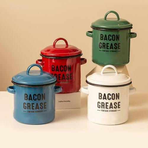 Premium Enamel Pet Bowl for Dogs and Cats - Stylish and Durable
