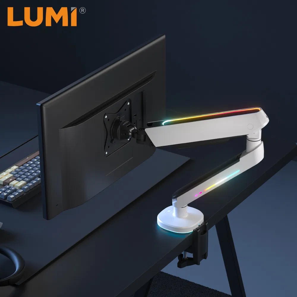 Регулируемый игровой кронштейн для монитора с RGB-подсветкой