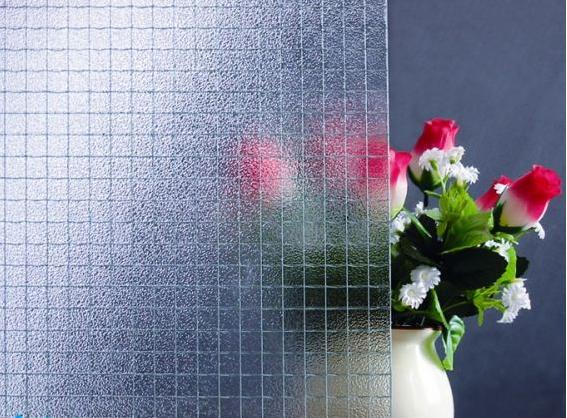 3mm-8mm Clear/Bronze/Grey Figured Architectural Nashiji Moru Pattern Flat Design Glass