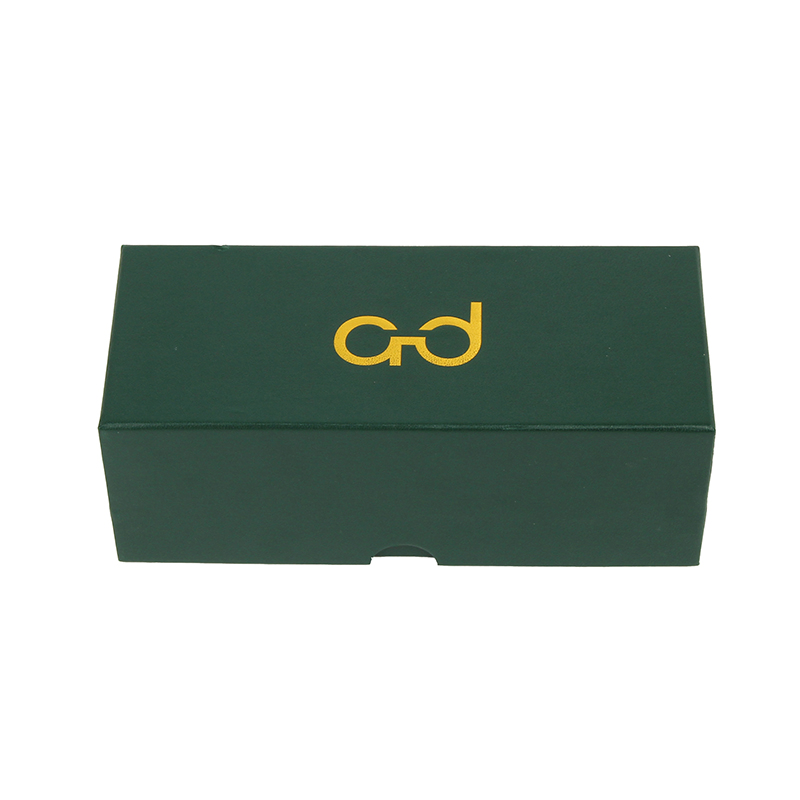 Factory Direct Selling Crush-Resistant Gold Foil Eyeglasses Case with Custom Logo