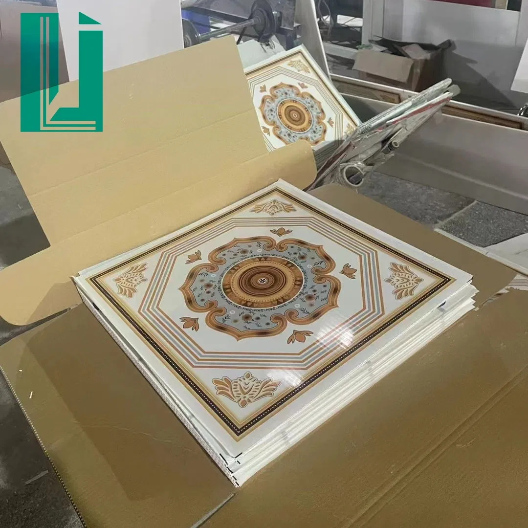 2X4 Drop Ceiling Plastic Panels House Ceiling Plastic White Plafones Para Techo PVC Gypsum Ceiling