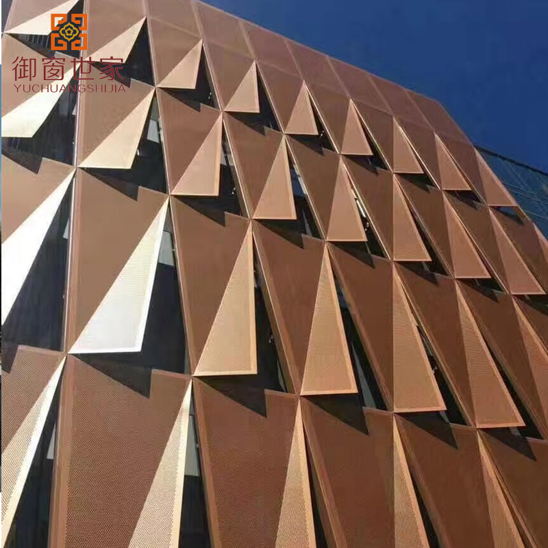 Decorative Aluminummetal Panel Fence Aluminum Perforated Facade for Railway Stations