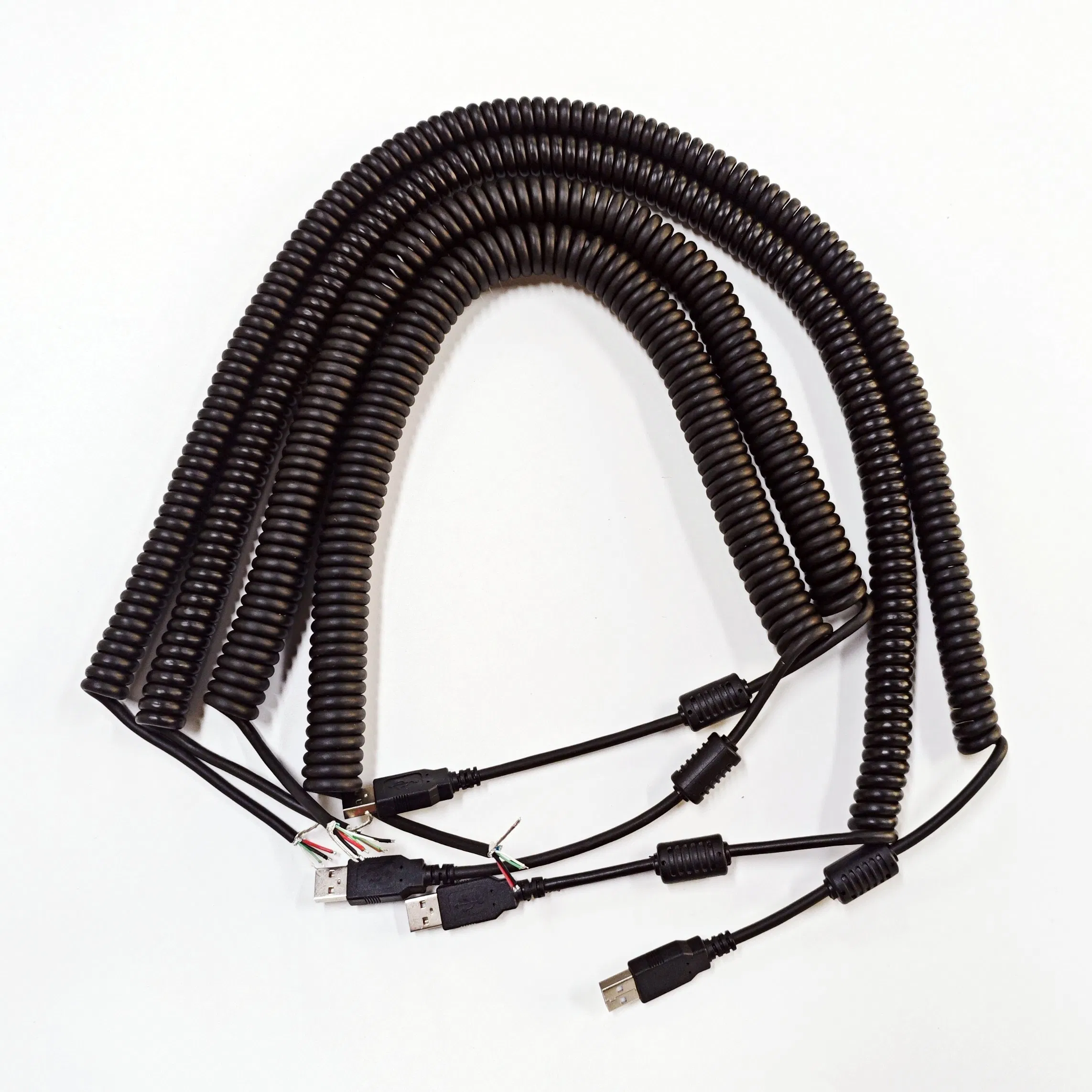 Спиральный USB-кабель для автомобиля